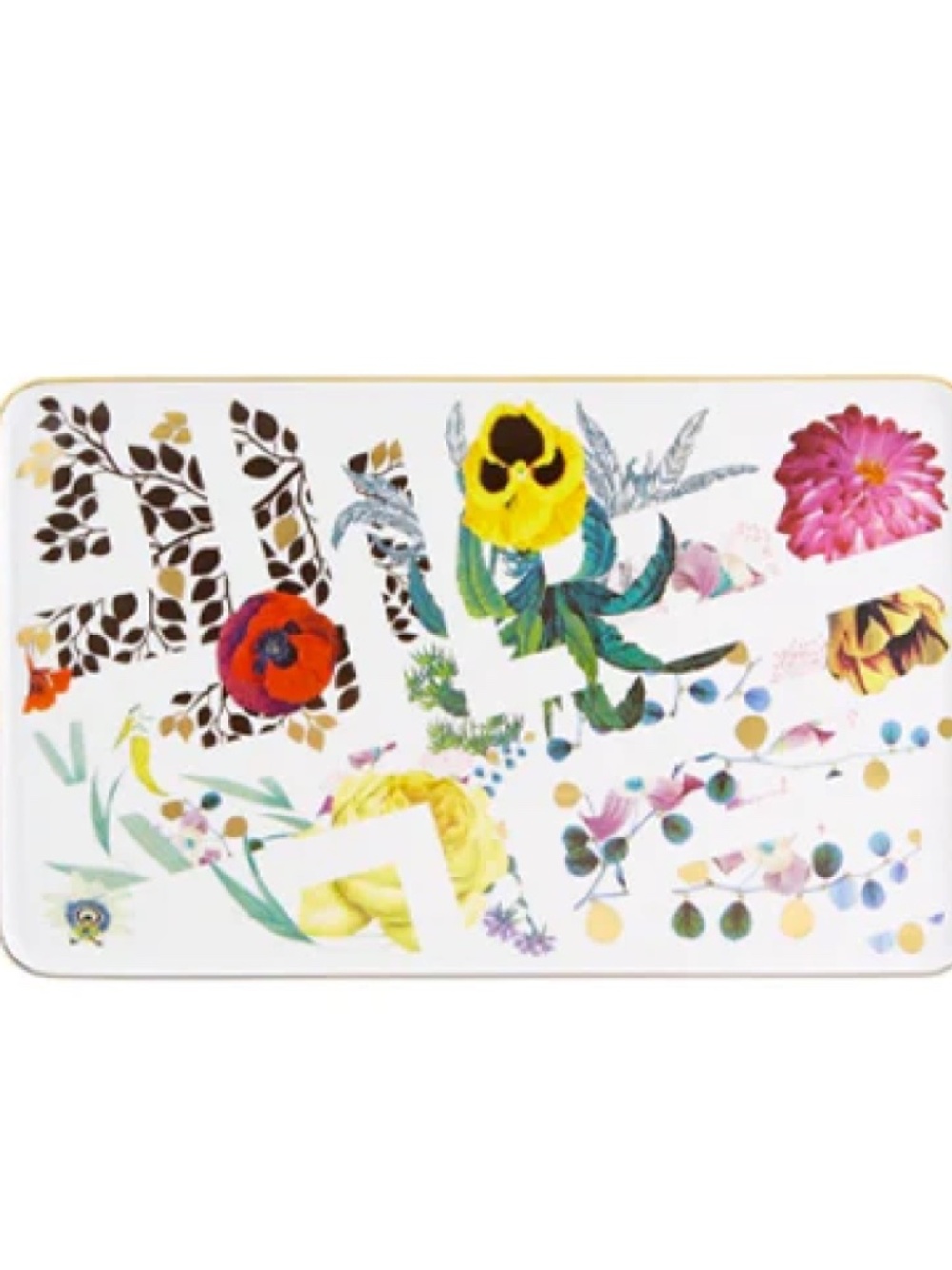 Vista Alegre “Primavera” Rectangular Serving Platter – Christian Lacroix – New